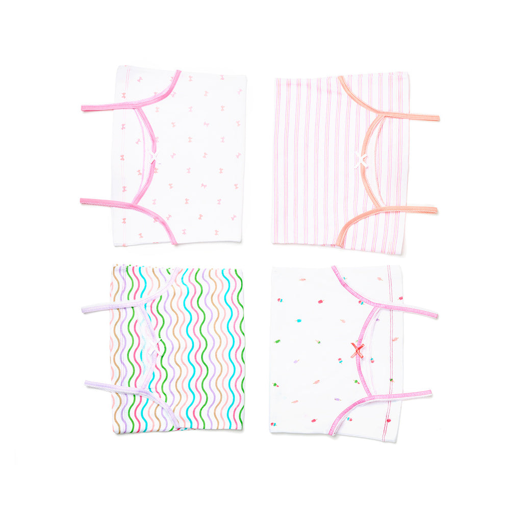 3-Pack Yummy Cupcakes Camisole Undershirt 100% Cotton Fashion Prints