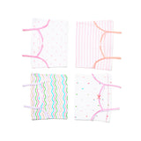 3-Pack Yummy Cupcakes Camisole Undershirt 100% Cotton Fashion Prints
