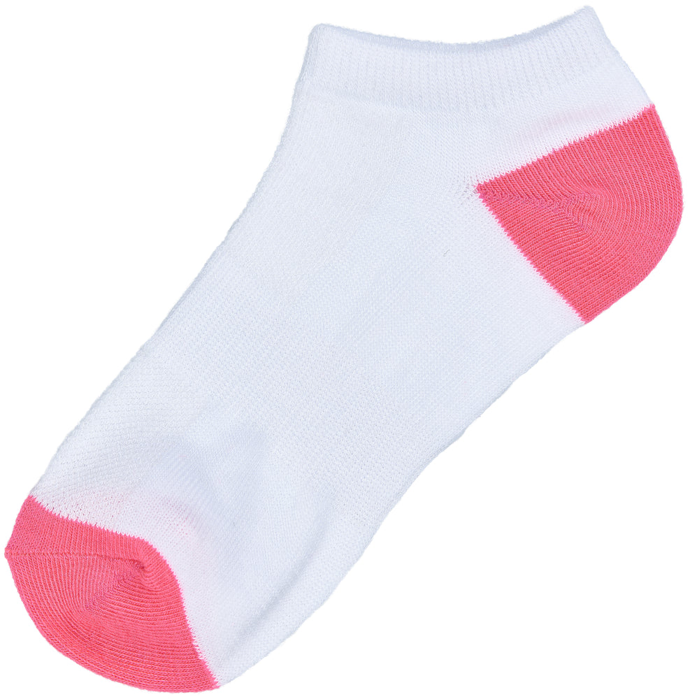 Trimfit Girls 10 Pack Lowcut Socks, Multicolored
