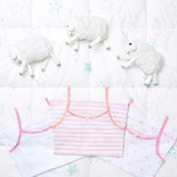 3-Pack Yummy Cupcakes Camisole Undershirt 100% Cotton Fashion Prints