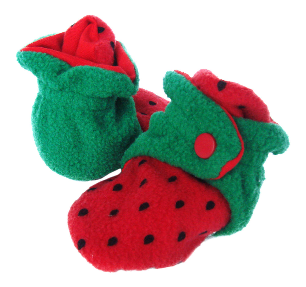 Infant Strawberry Baby Booties