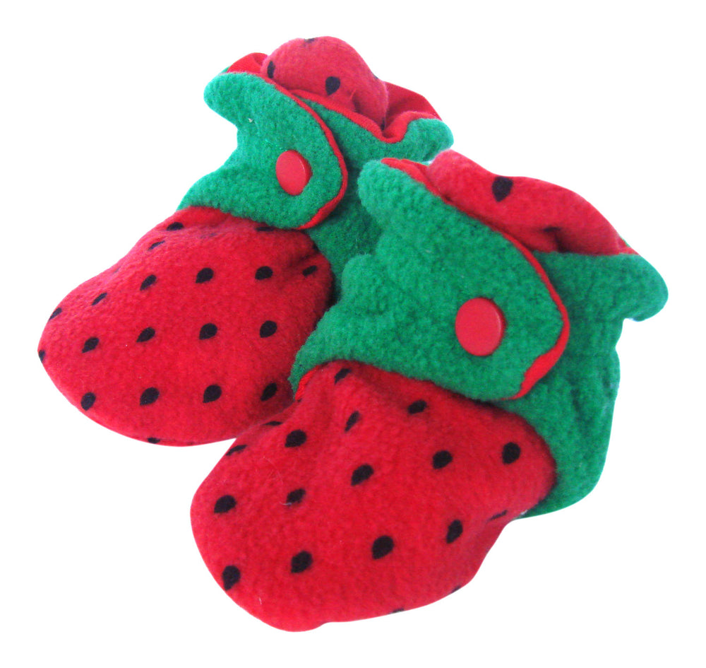 Infant Strawberry Baby Booties