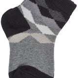 3-Pack Classic Panel Multi Diamonds Crew Socks (Medium Grey Heather/Denim Heather/Black)