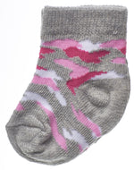 4-Pack Sneaker & Pink Camo Girls Infant Booties