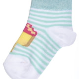 7-Pack Under the Sea & Sweet Candy Toddler Girls Socks