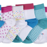 7-Pack Under the Sea & Sweet Candy Toddler Girls Socks