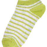 7-Pack Colorful Stripe & Fleck Low Cut Girls Socks