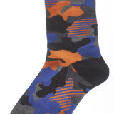 4-Pack Urban Camouflage & Stripes Boys Crew Socks