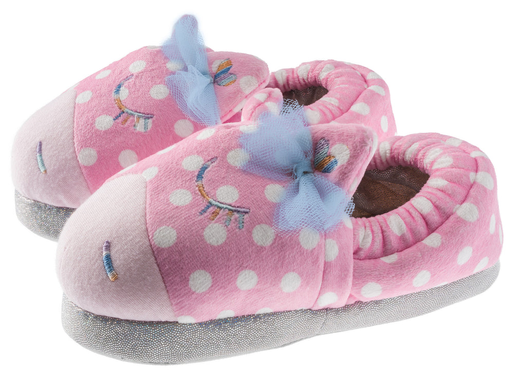 Girls Magical Sparkle Pony Slippers