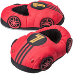Boys 3D Light-Up Race Car Plush Slippers