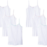 6-Pack White Camisole Undershirt 100% Combed Cotton