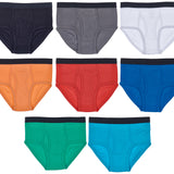 Trimfit Boys 100% Cotton Briefs (Pack of 8), Assorted 6