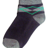 12-Pack Quarter Crew Argyle Boys Socks