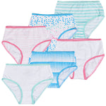 6-Pack Girls Love Briefs Underwear, Dots Stripes