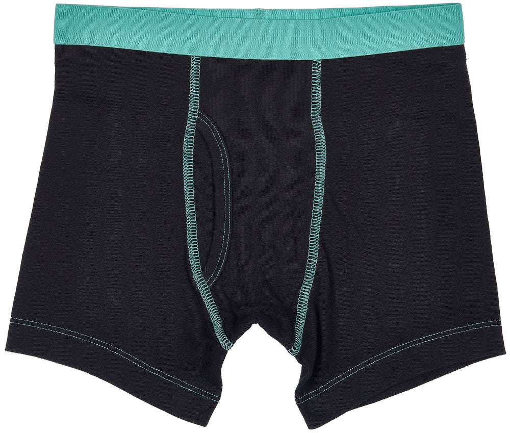 Trimfit Boys Cotton/Spandex Boxer Briefs (Pack Of 4), Multicoloured Trims