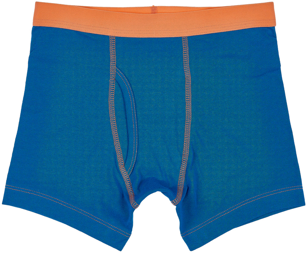 Trimfit Boys Cotton/Spandex Boxer Briefs (Pack Of 4), Multicoloured Trims