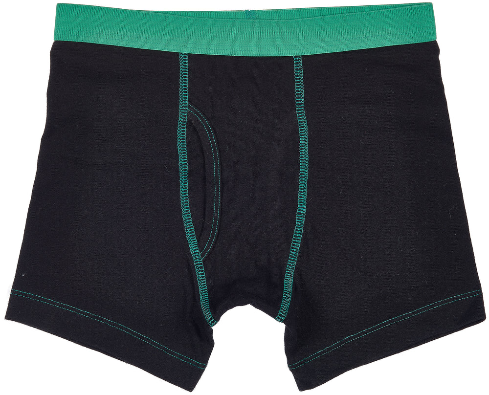 Trimfit Boys Cotton/Spandex Boxer Briefs (Pack Of 4), Multicoloured Trims
