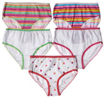 5-Pack Yummy Cupcakes Tagless Panties 100% Cotton Fashion Prints