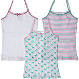 3-Pack Unicorns Camisole Undershirt 100% Cotton Fashion Prints