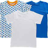 3-Pack Football Stars 100% Cotton Fashion Printed T-Shirts