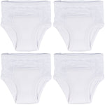 Trimfit Little Boys Cotton Training Pants (Pack Of 4), White
