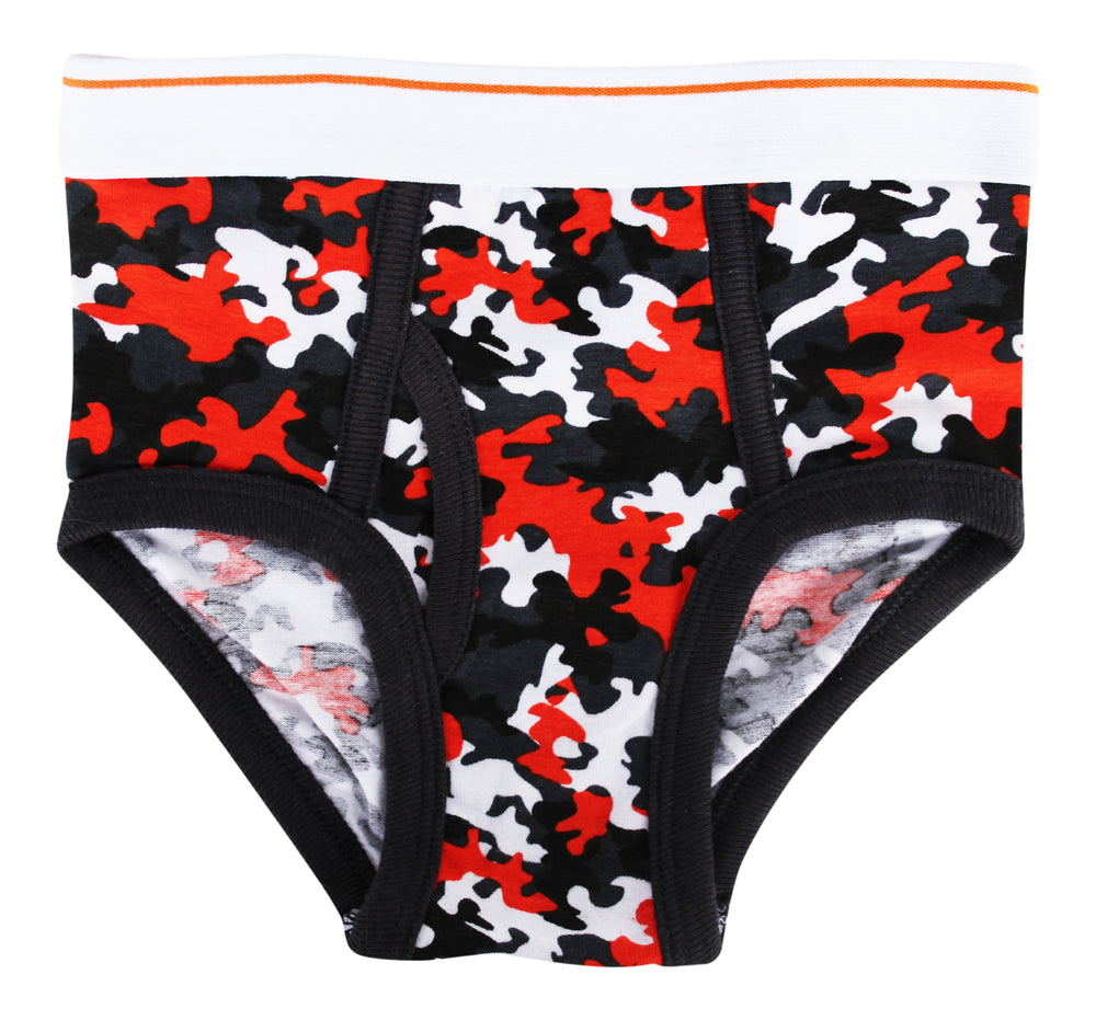 5-Pack Cotton/Spandex Boys Tagless Colorful Briefs