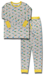 Dinosaurs Organic Cotton Long Sleeve Pajama Set