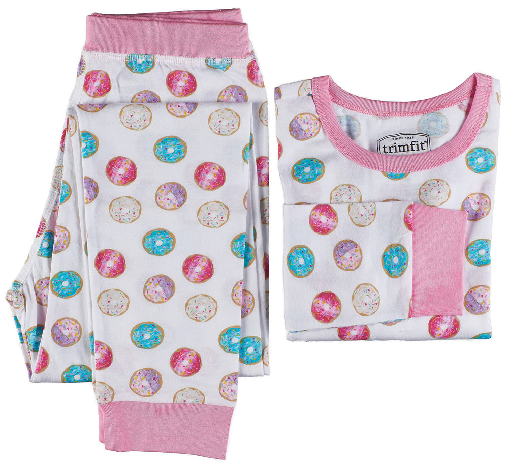 Donuts Organic Cotton Long Sleeve Pajama Set